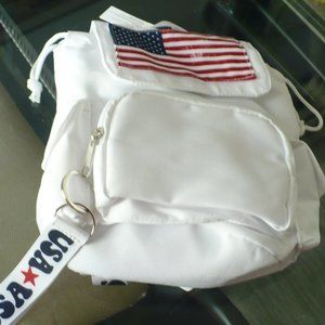 ❤️ Icing New Small Backpack USA Red, White & Blue